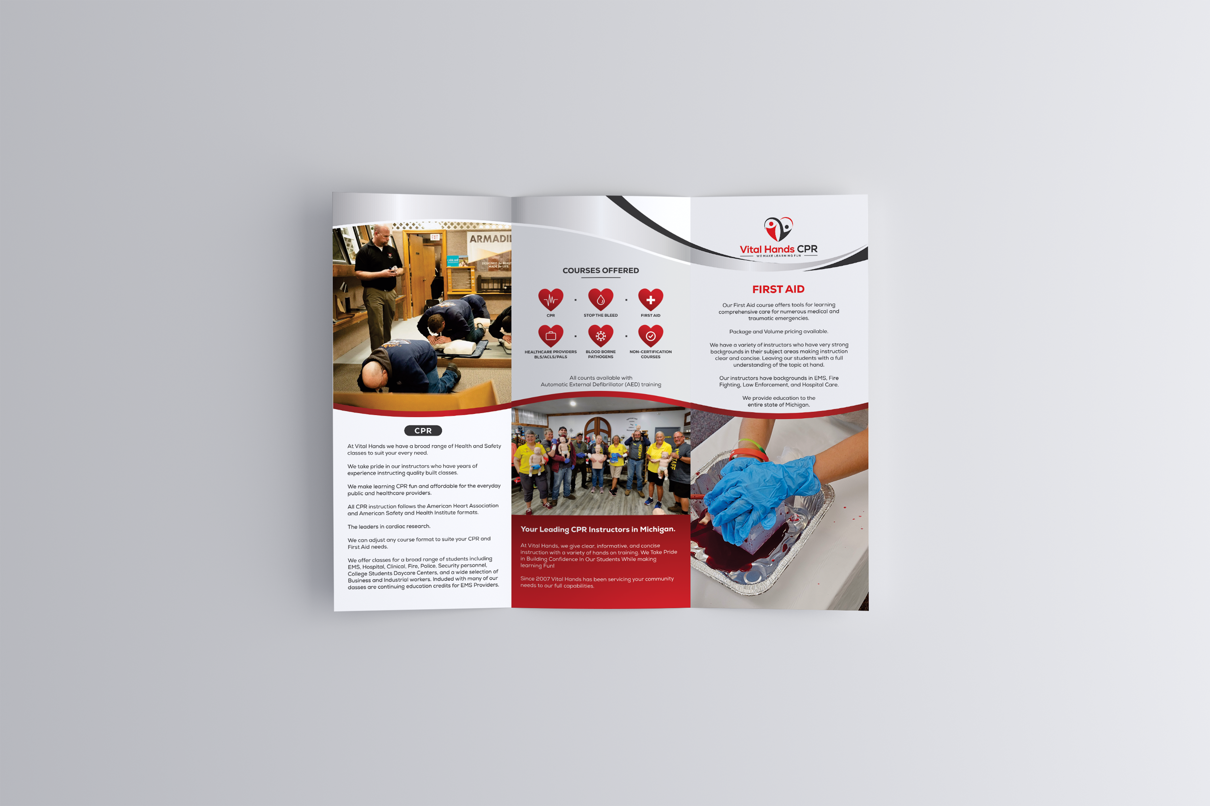 Flyer Design by dadaMEDIA for Vital Hands LLC | Design #37740832
