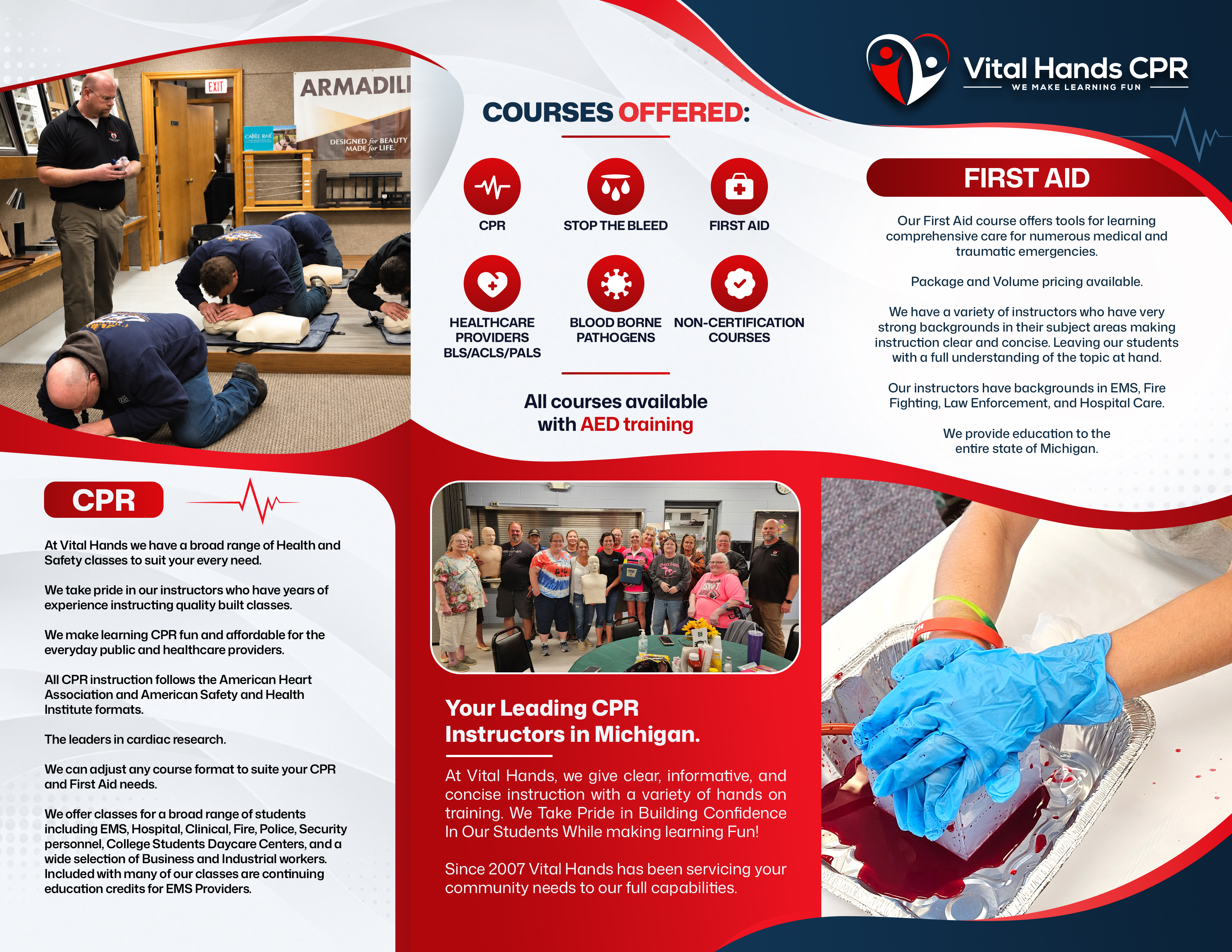 Flyer Design by Farvahar for Vital Hands LLC | Design #37741447