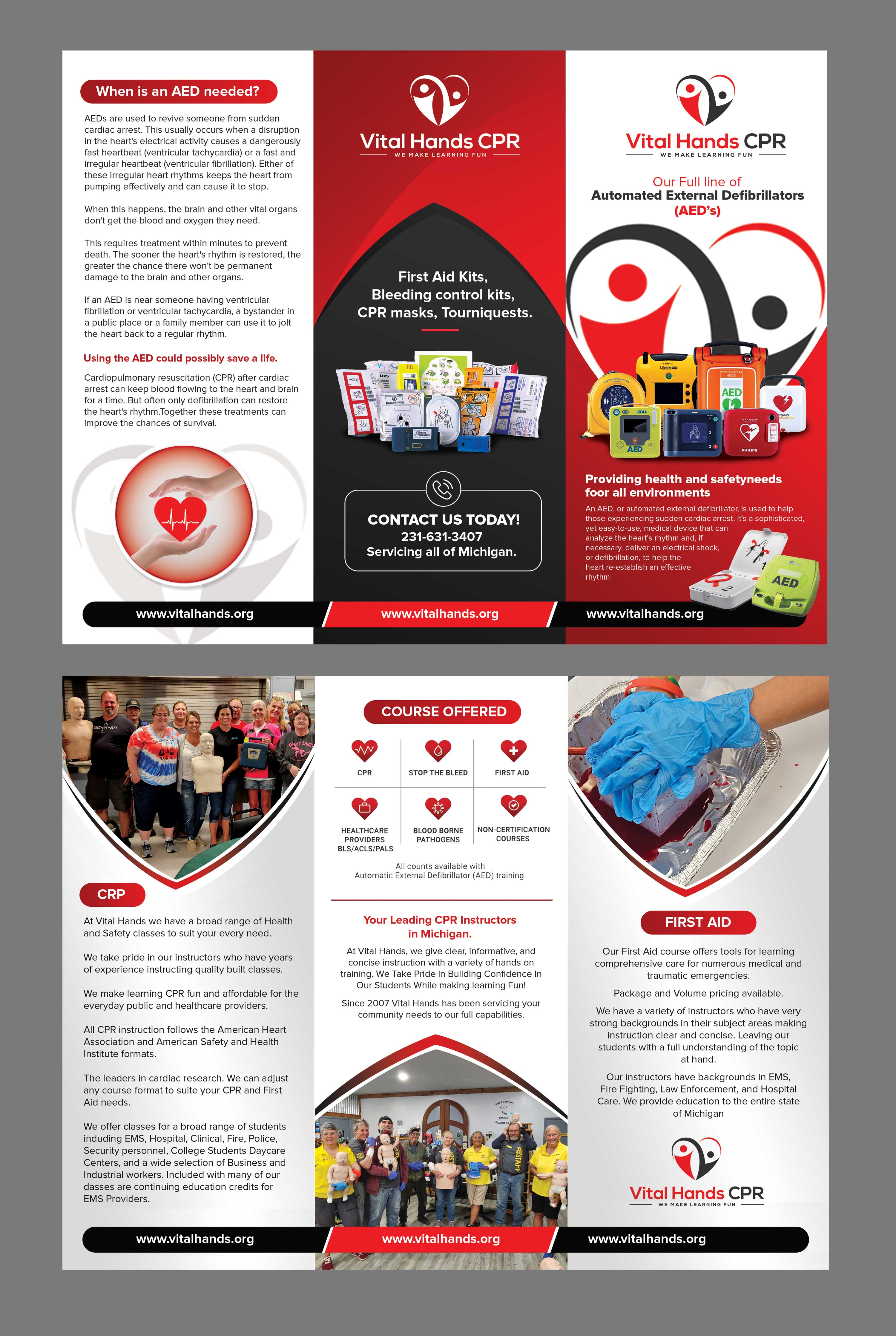 Flyer Design by Stan$oul for Vital Hands LLC | Design #37738434