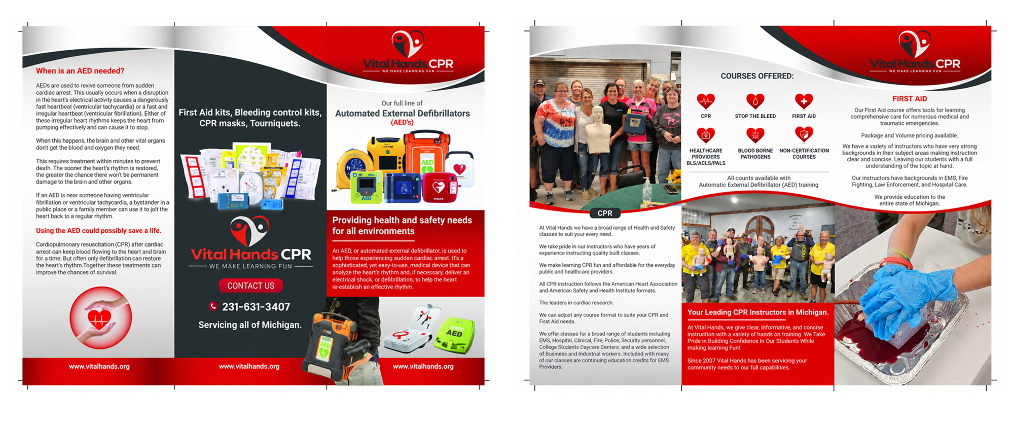 Flyer Design by Imazing for Vital Hands LLC | Design #37738534