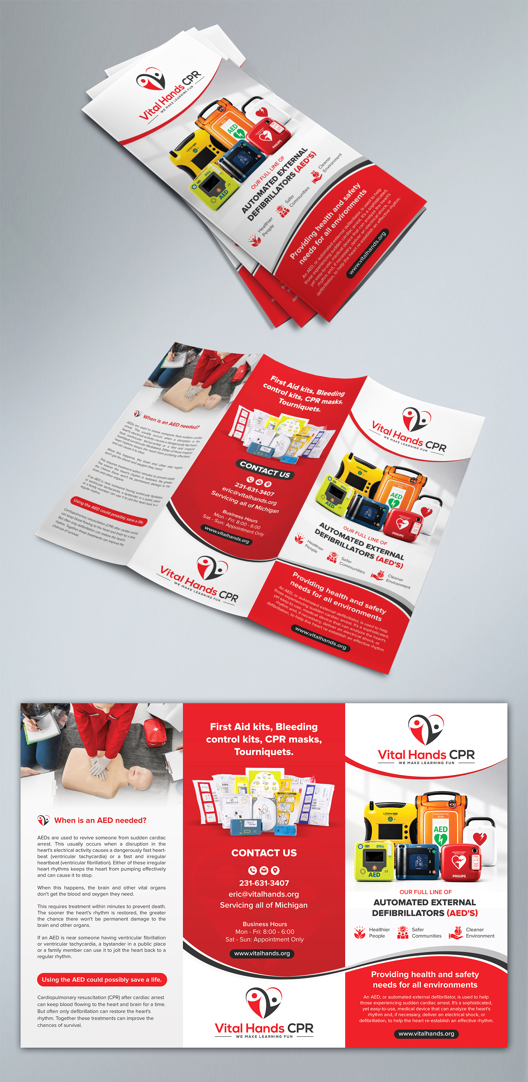 Flyer Design by SAI DESIGNS for Vital Hands LLC | Design #37739179
