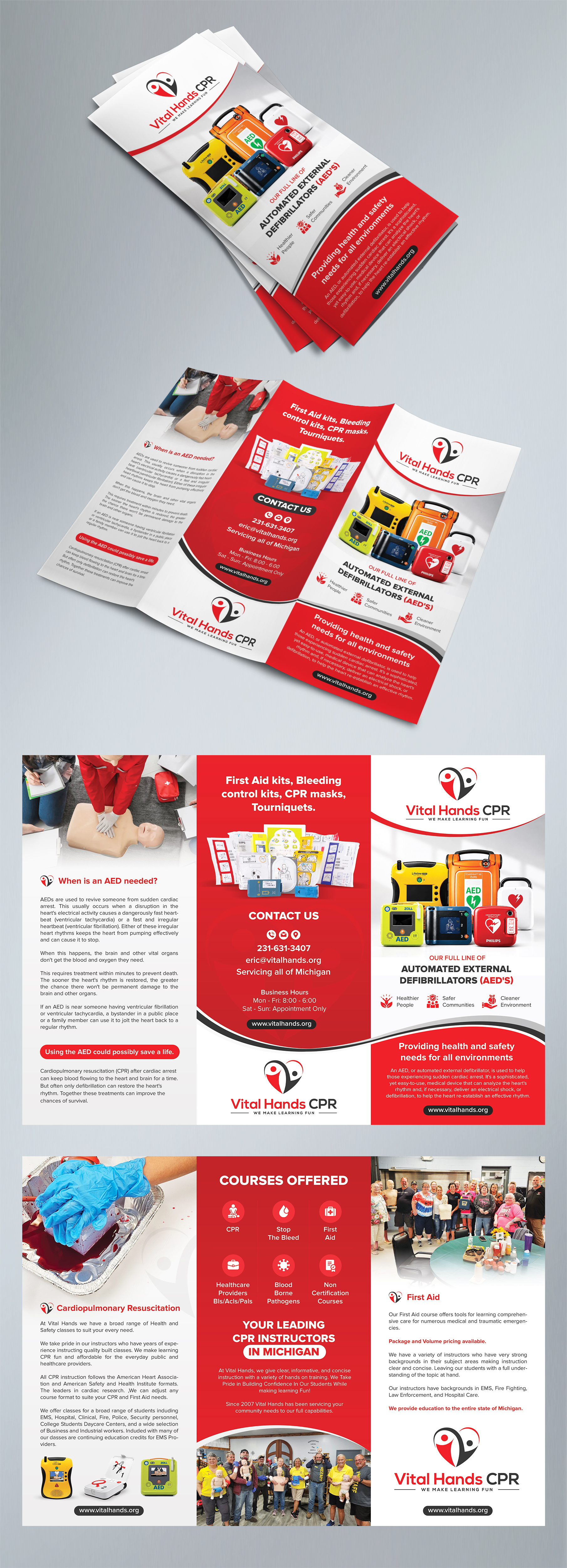 Flyer Design by SAI DESIGNS for Vital Hands LLC | Design #37739399