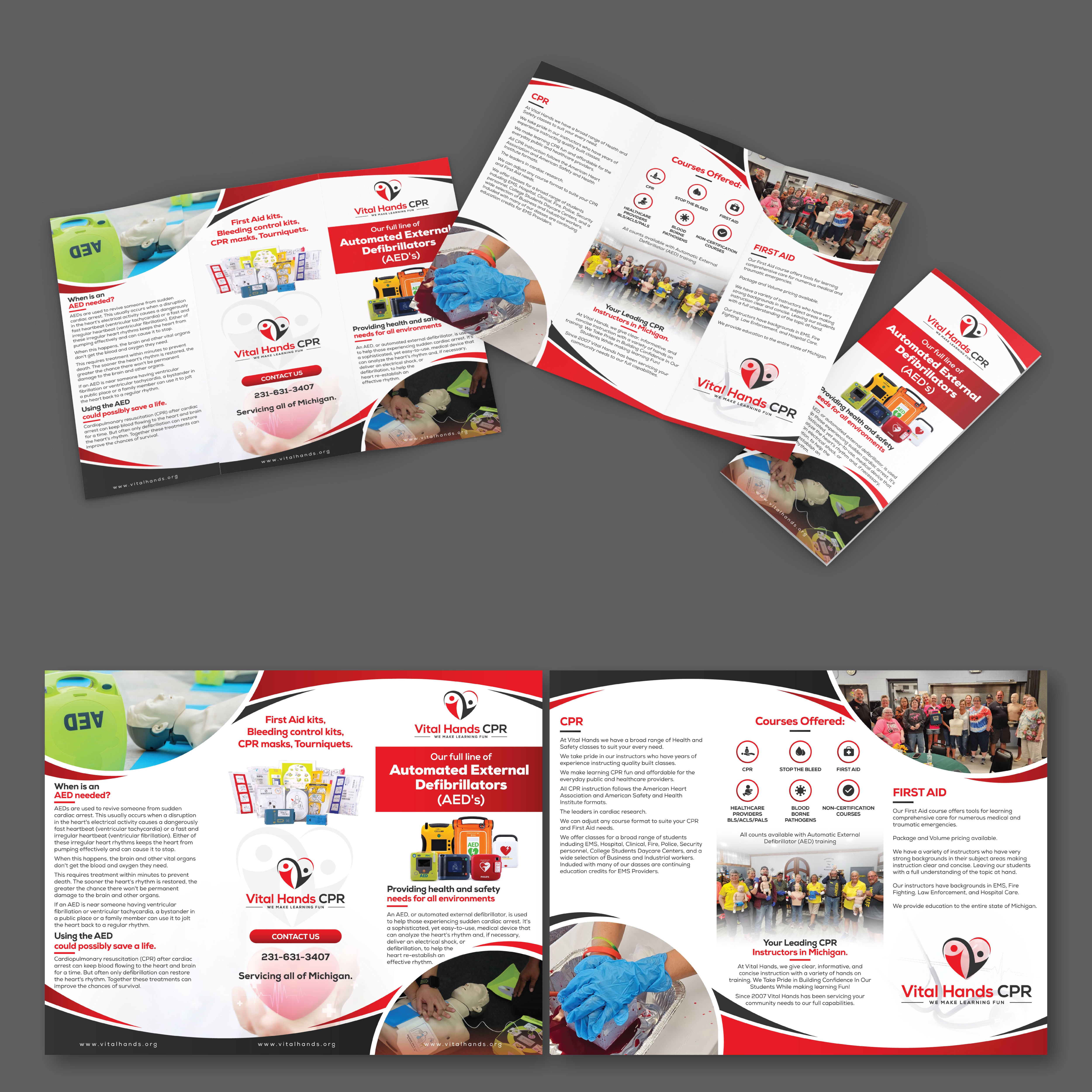 Flyer Design by Impressive Designs for Vital Hands LLC | Design #37738683