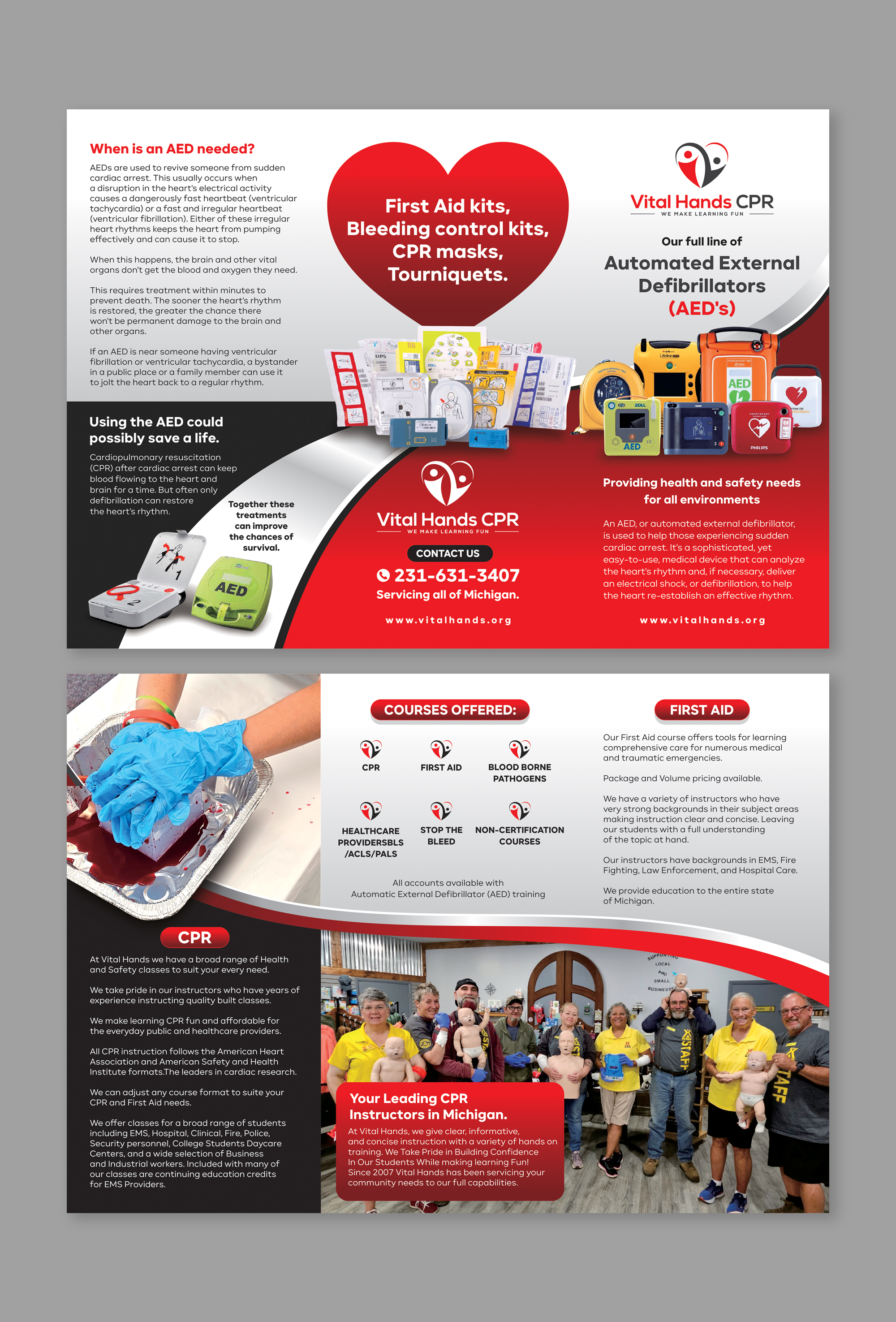 Flyer-Design von Dzhafir für Vital Hands LLC | Design #37738842