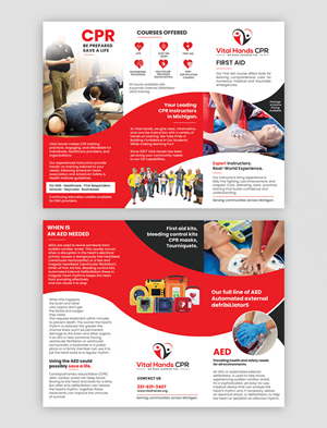 Flyer Design by DA. for Vital Hands LLC | Design: #37738703