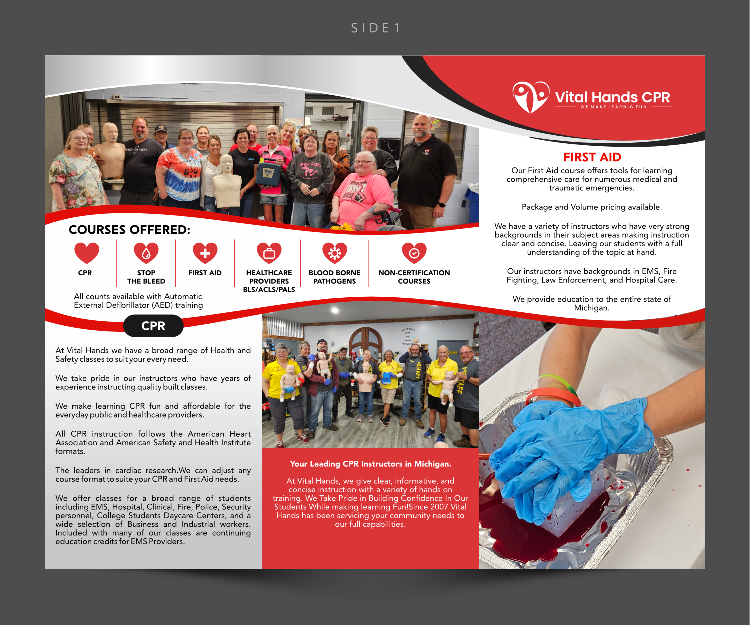 Flyer Design by ThiagoB for Vital Hands LLC | Design #37737495