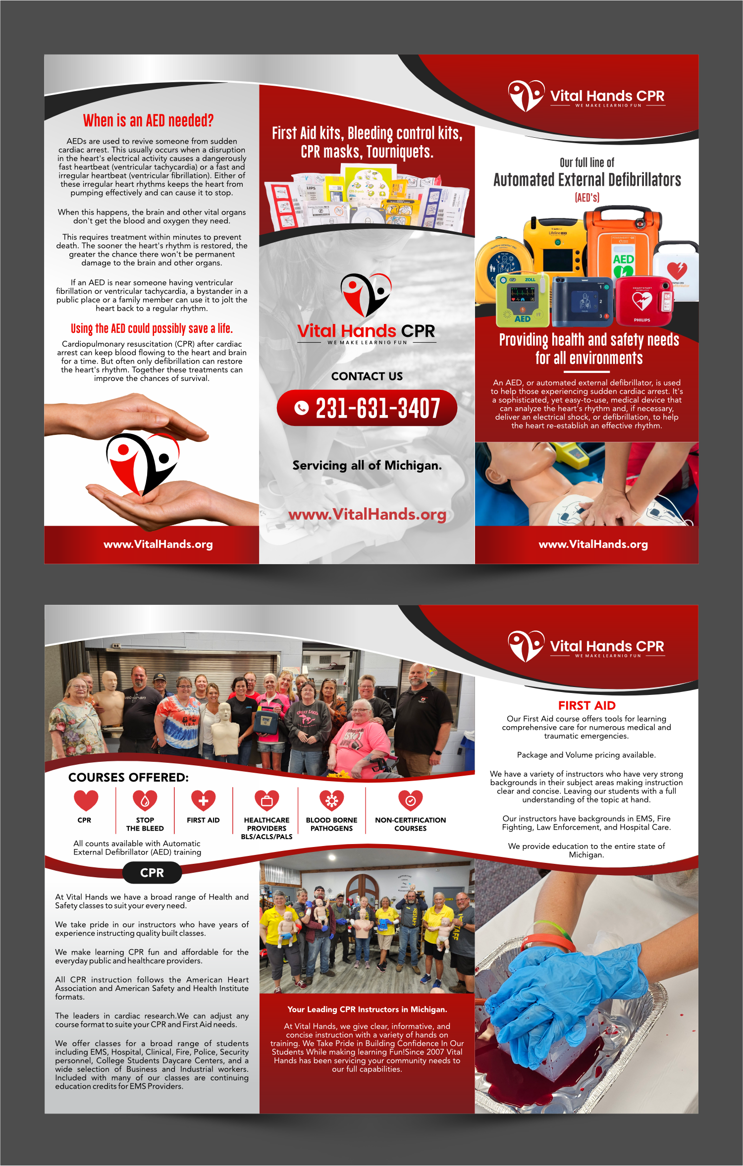 Flyer Design by ThiagoB for Vital Hands LLC | Design #37737870