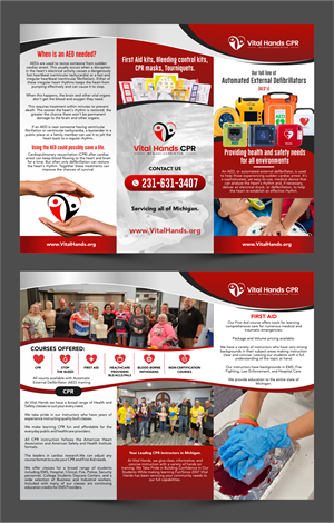 Flyer Design by ThiagoB for Vital Hands LLC | Design: #37737870