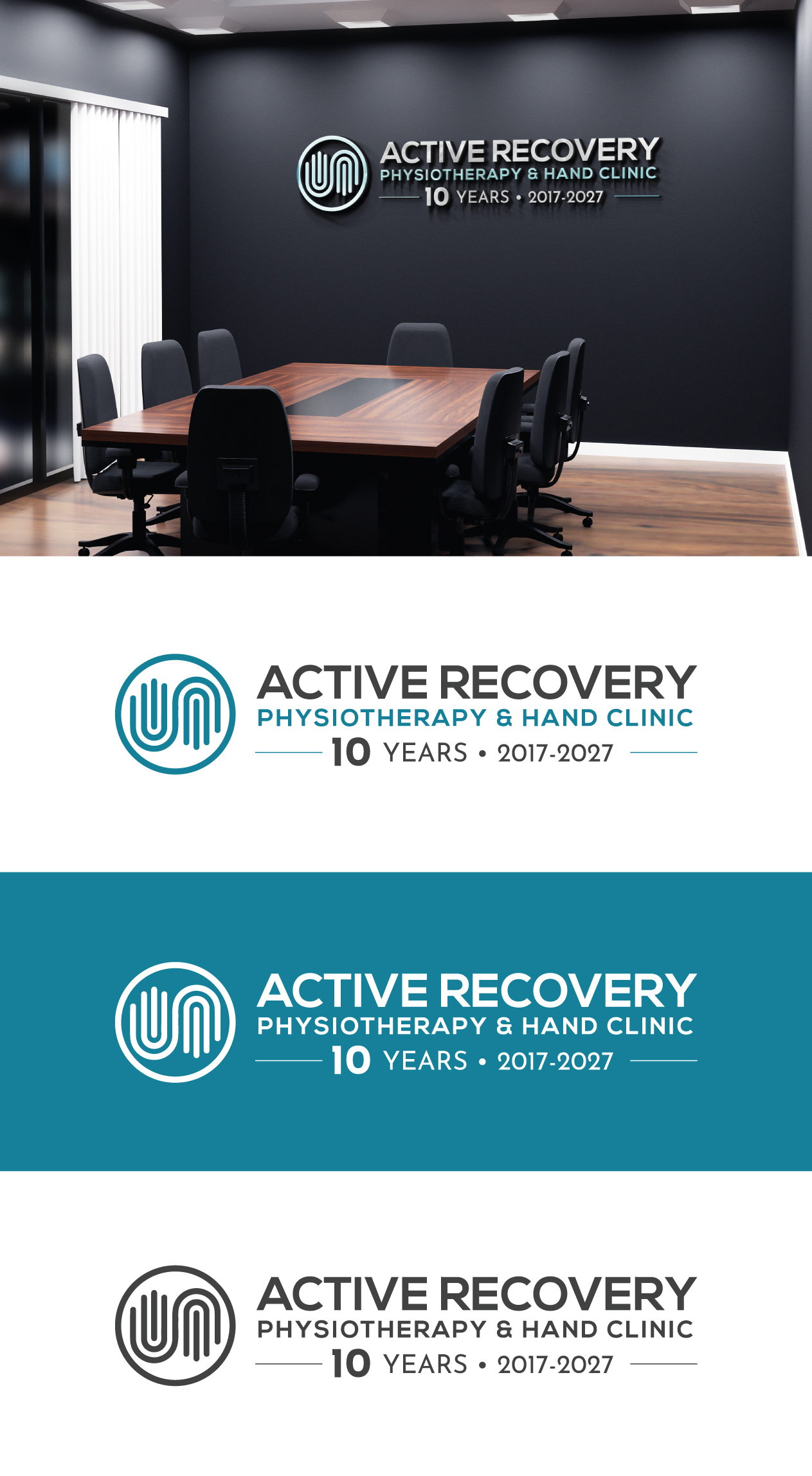 Logo Design by StromDesignHub for Active Recovery Physiotherapy & Hand Clinic | Design #37747815