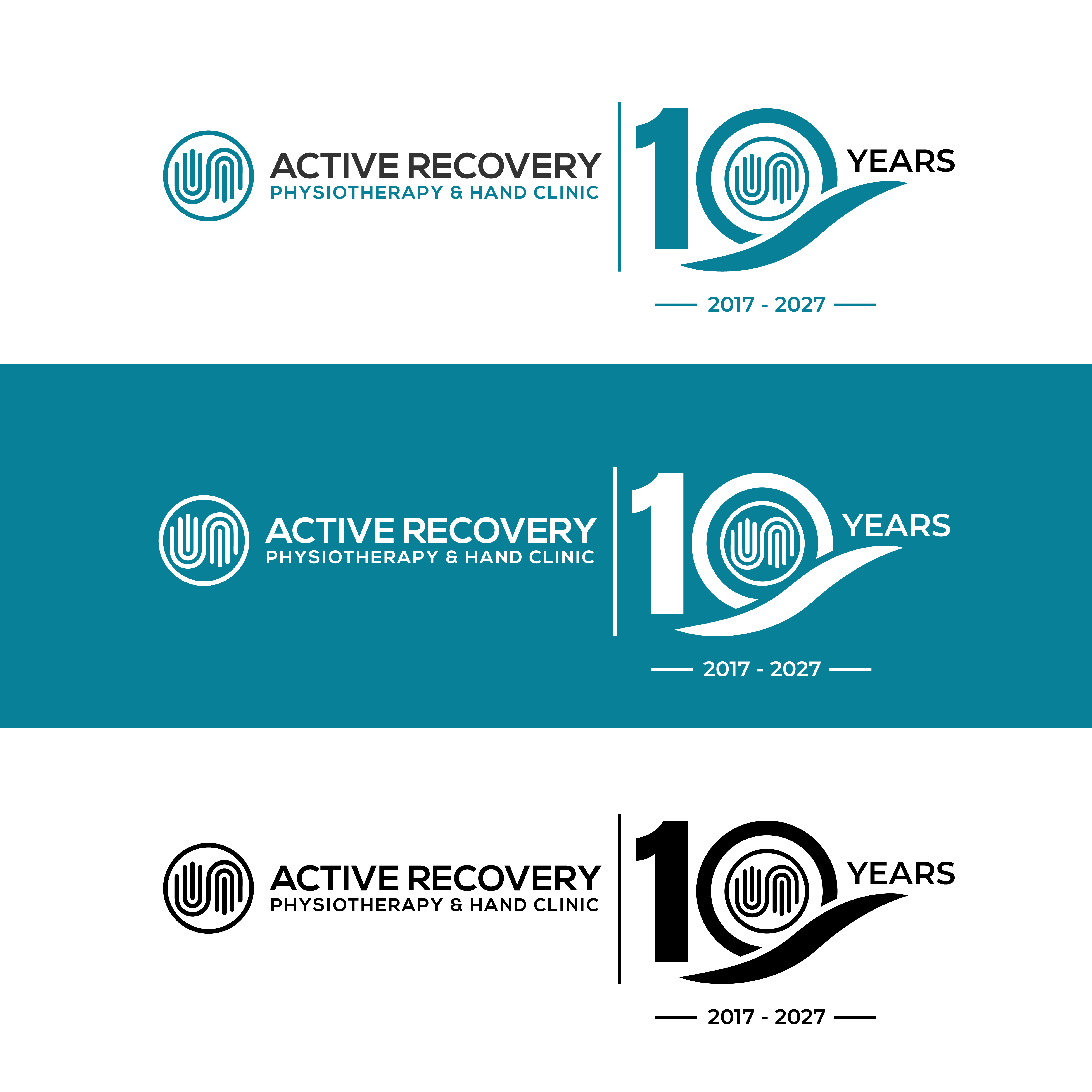 Logo Design by Delusion Studio for Active Recovery Physiotherapy & Hand Clinic | Design #37745887