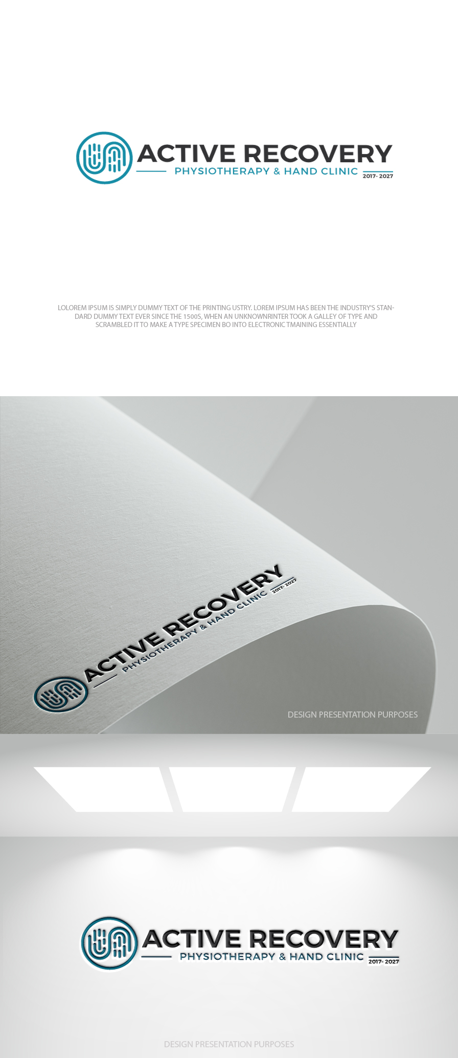 Logo Design by zebronicgraphic for Active Recovery Physiotherapy & Hand Clinic | Design #37747537