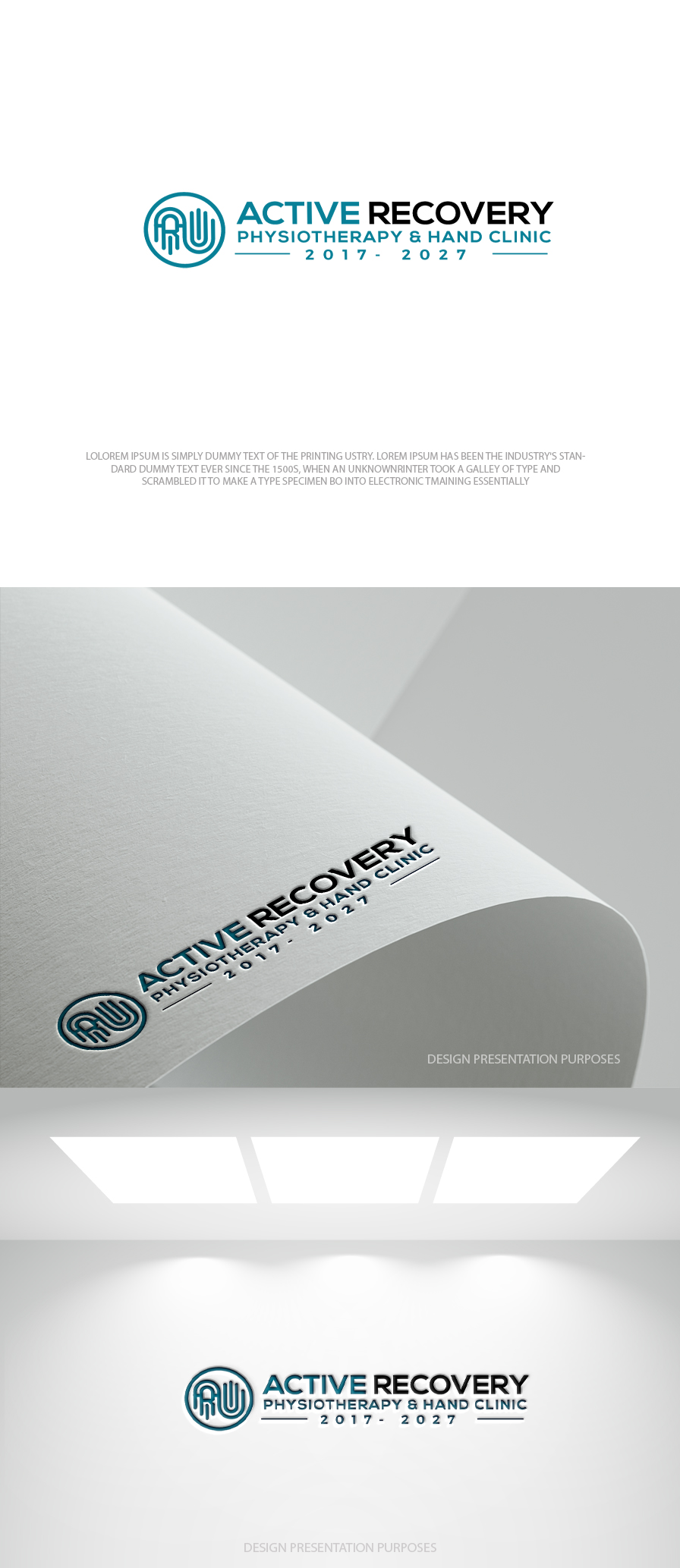 Logo Design by zebronicgraphic for Active Recovery Physiotherapy & Hand Clinic | Design #37747538