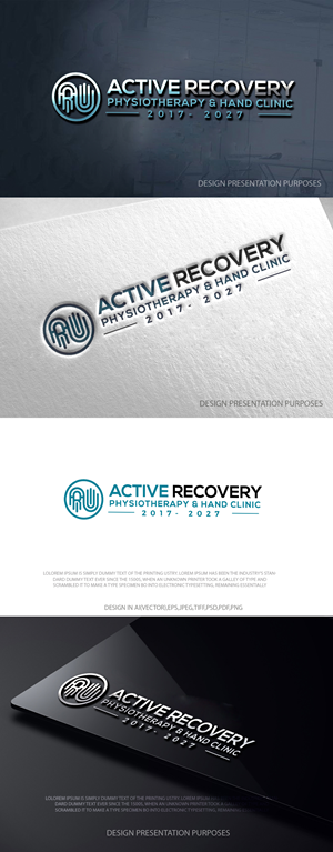 Logo Design by zebronicgraphic for Active Recovery Physiotherapy & Hand Clinic | Design: #37747539