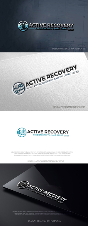 Logo Design by zebronicgraphic for Active Recovery Physiotherapy & Hand Clinic | Design: #37747541