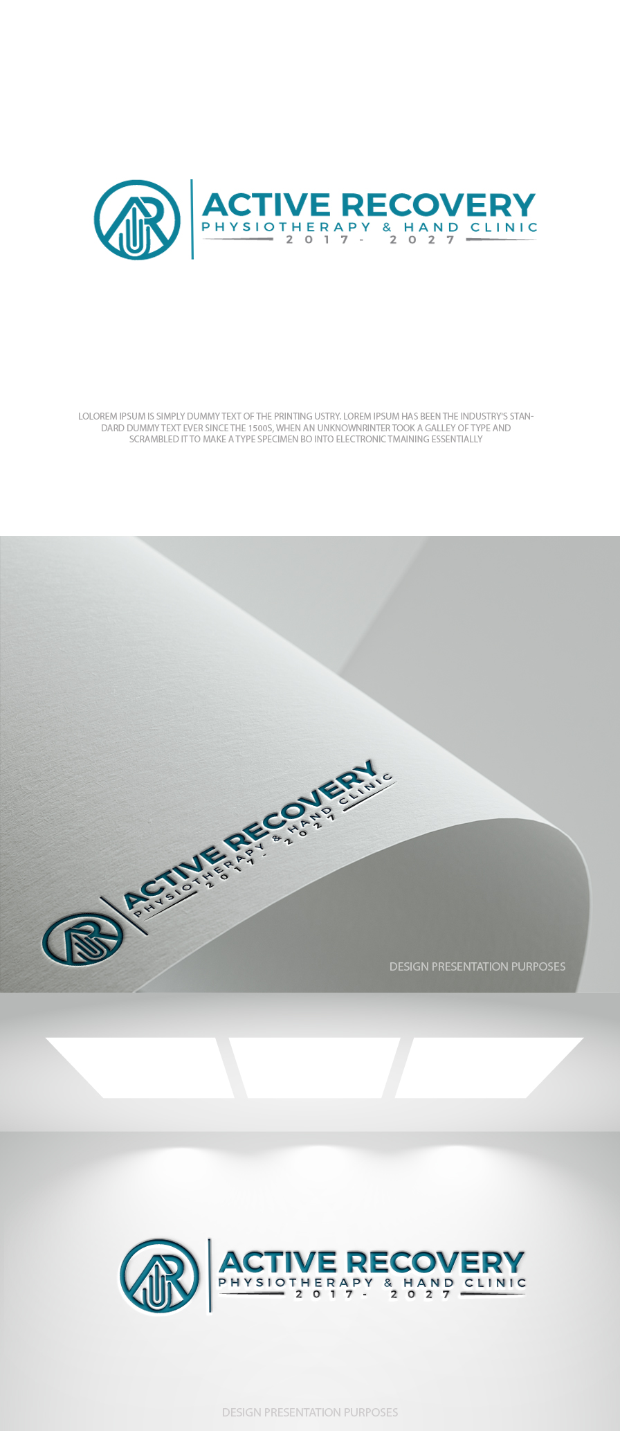 Logo Design by zebronicgraphic for Active Recovery Physiotherapy & Hand Clinic | Design #37747543