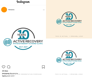 Logo Design by Ansh Design for Active Recovery Physiotherapy & Hand Clinic | Design: #37747410