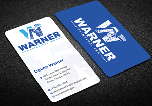 Business Card Design by Expert Bappy for Warner Painting, Inc. | Design: #37753300