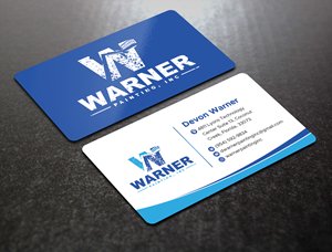 Business Card Design by Expert Bappy for Warner Painting, Inc. | Design: #37753372