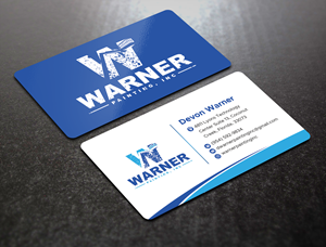 Business Card Design by Expert Bappy for Warner Painting, Inc. | Design: #37753373