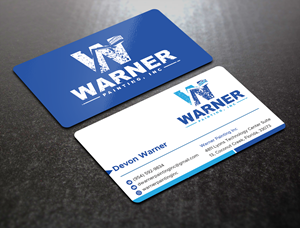 Business Card Design by Expert Bappy for Warner Painting, Inc. | Design: #37753388