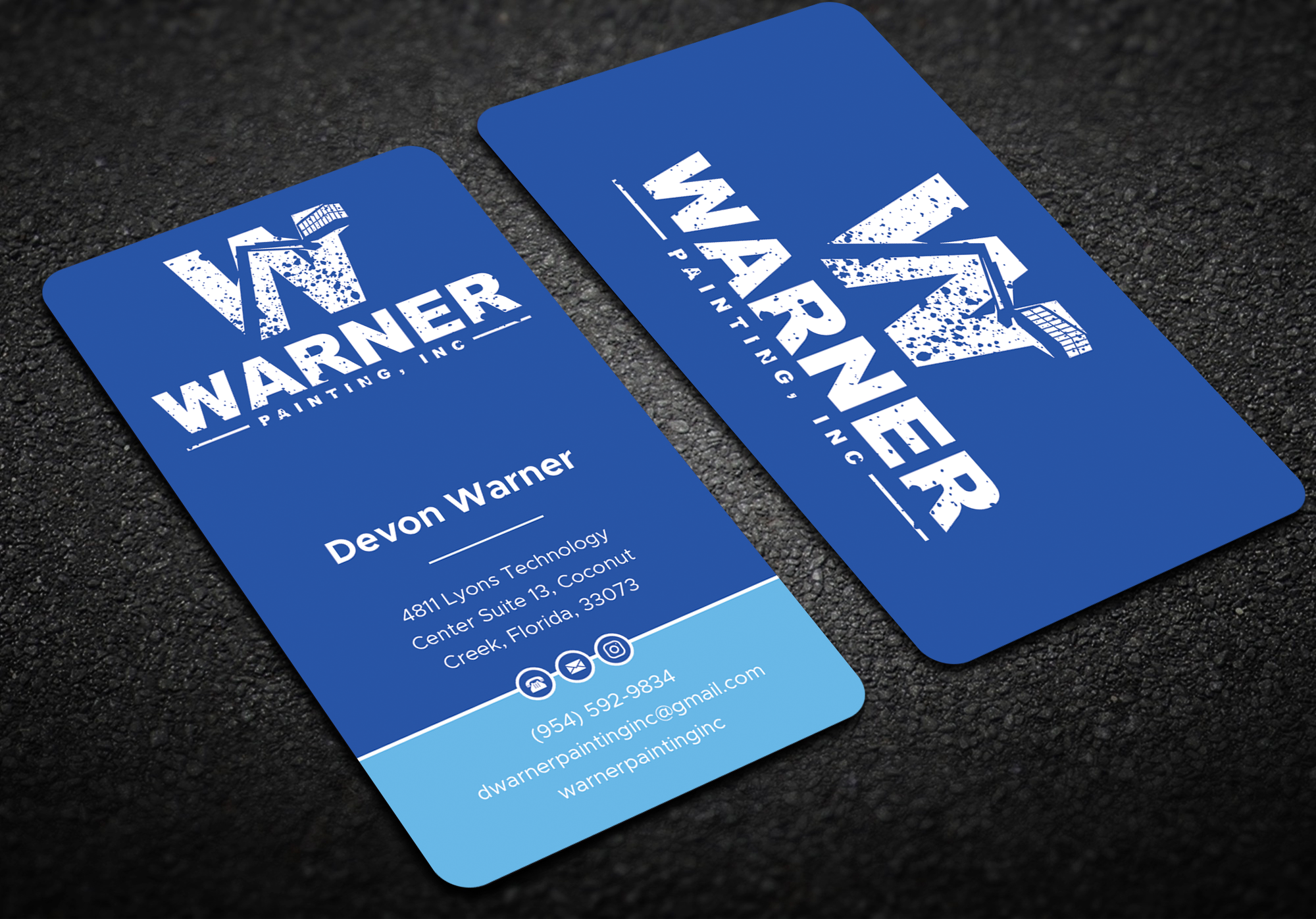 Visitenkarten-Design von Expert Bappy für Warner Painting, Inc. | Design #37753852