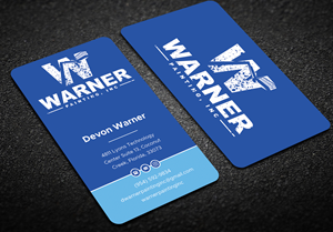 Visitenkarten-Design von Expert Bappy für Warner Painting, Inc. | Design #37753852