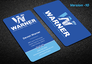 Business Card Design by Expert Bappy for Warner Painting, Inc. | Design: #37789342