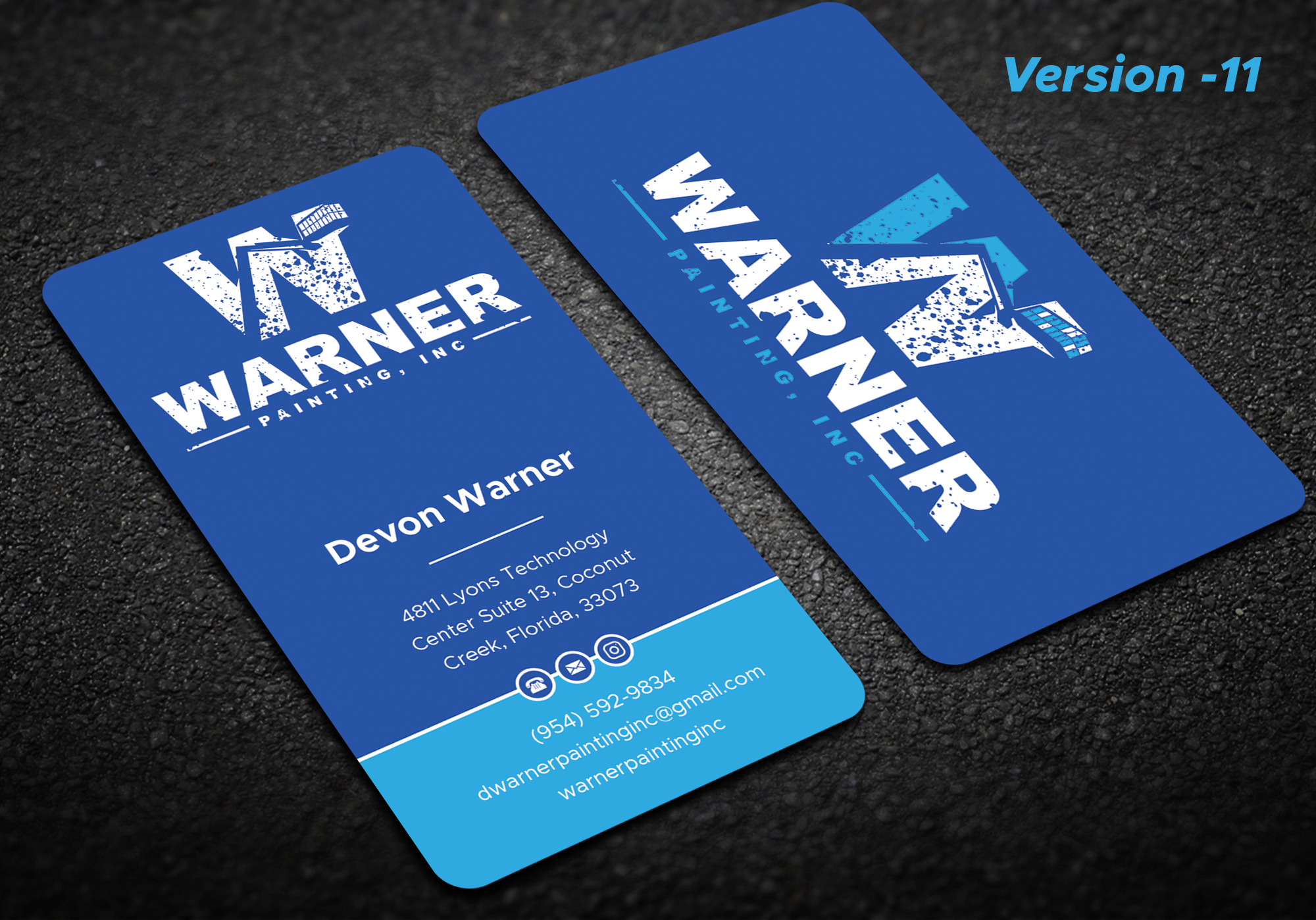 Visitenkarten-Design von Expert Bappy für Warner Painting, Inc. | Design: #37794016