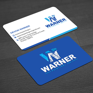 Business Card Design by WellDesign for Warner Painting, Inc. | Design: #37753420