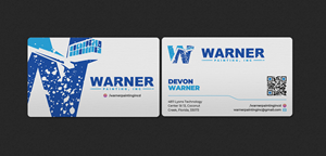 Business Card Design by INDIAN_Ashok for Warner Painting, Inc. | Design: #37754039