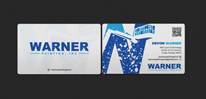 Business Card Design by INDIAN_Ashok for Warner Painting, Inc. | Design: #37754045