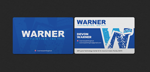 Business Card Design by INDIAN_Ashok for Warner Painting, Inc. | Design: #37754050