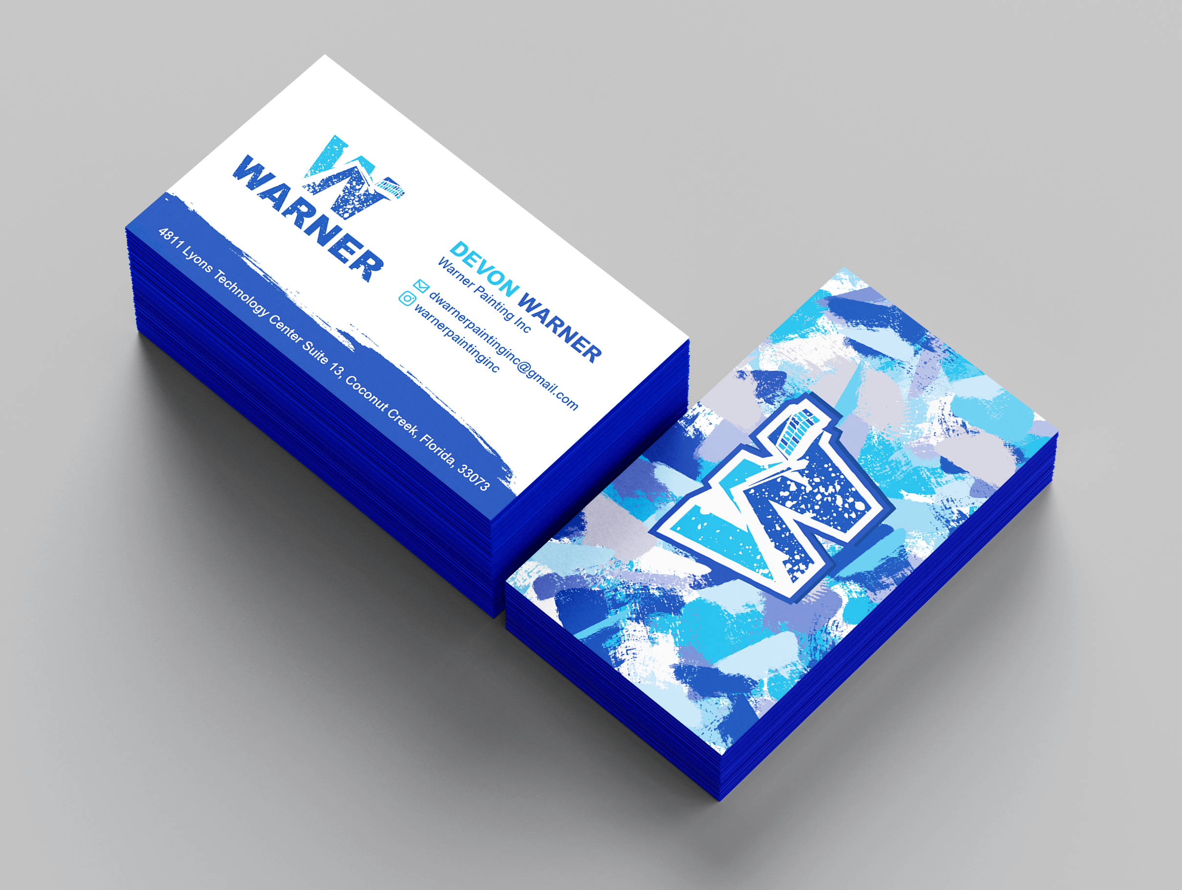 Visitenkarten-Design von JK18 für Warner Painting, Inc. | Design #37753267