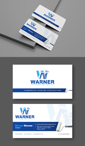 Visitenkarten-Design von debdesign für Warner Painting, Inc. | Design: #37753761