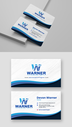 Visitenkarten-Design von debdesign für Warner Painting, Inc. | Design: #37754058