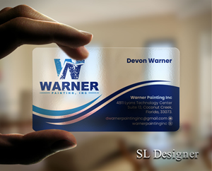 Business Card Design by SL Designer for Warner Painting, Inc. | Design: #37753254