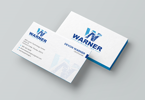 Business Card Design by Uttom 2 for Warner Painting, Inc. | Design: #37755322