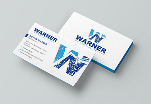 Business Card Design by Uttom 2 for Warner Painting, Inc. | Design: #37755325