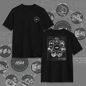 Diseño de Camiseta por V FOUR DESIGN para ASM Industries | Diseño: #37759359