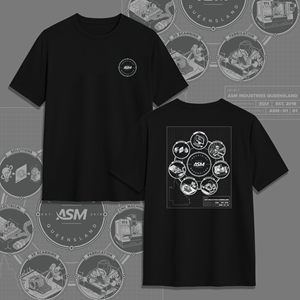 Diseño de Camiseta por V FOUR DESIGN para ASM Industries | Diseño: #37806692