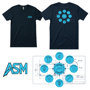 Diseño de Camiseta por MO61 para ASM Industries | Diseño #37755876