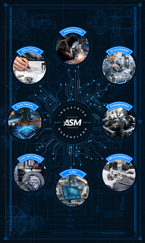 Diseño de Camiseta por pb para ASM Industries | Diseño: #37761080