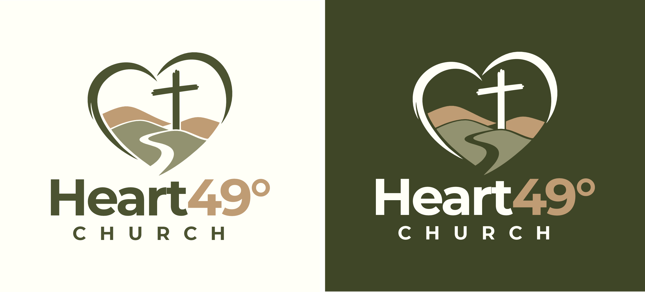 Logo Design by nikkiblue for heart49° | Design #37763267