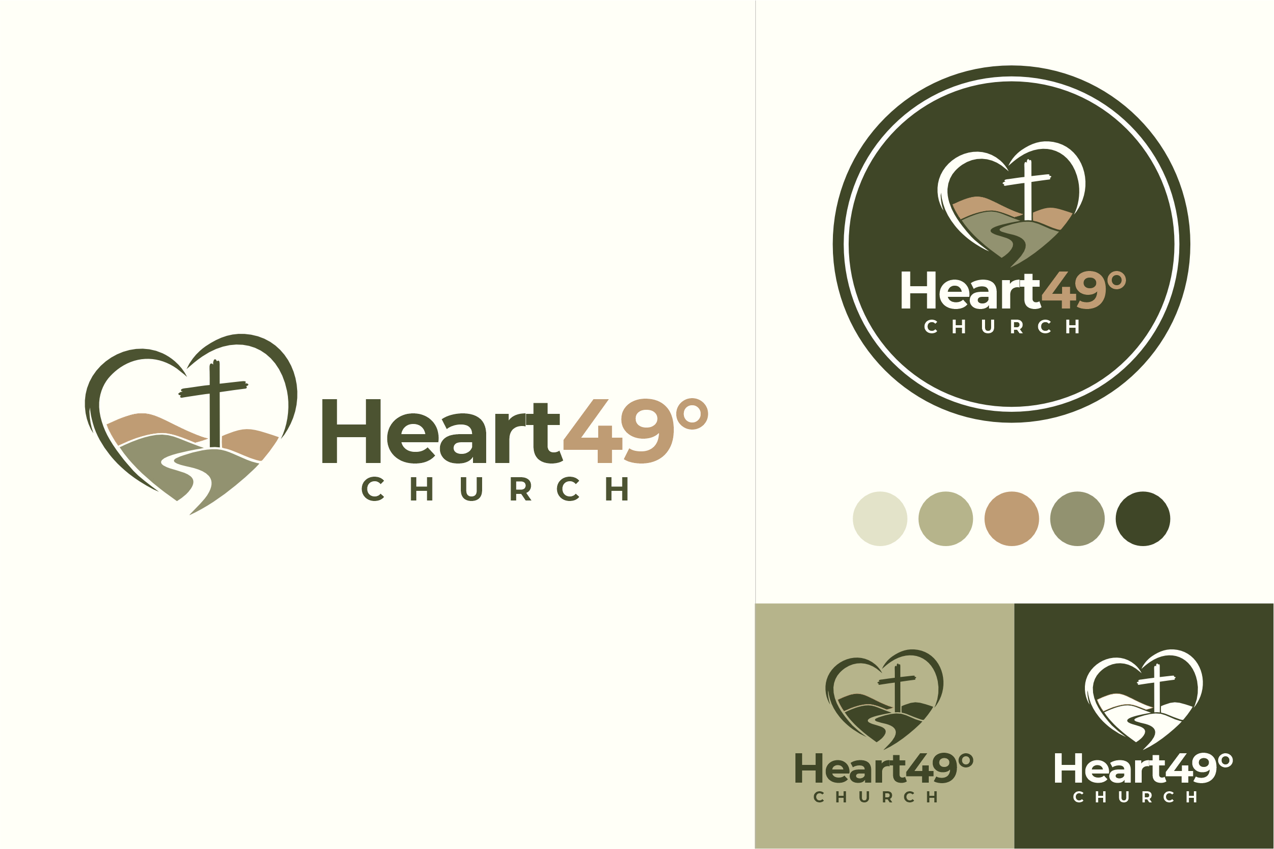 Logo Design by nikkiblue for heart49° | Design #37775187