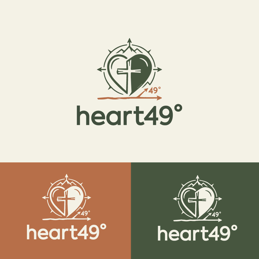 Logo Design by Badhan for heart49° | Design #37756426