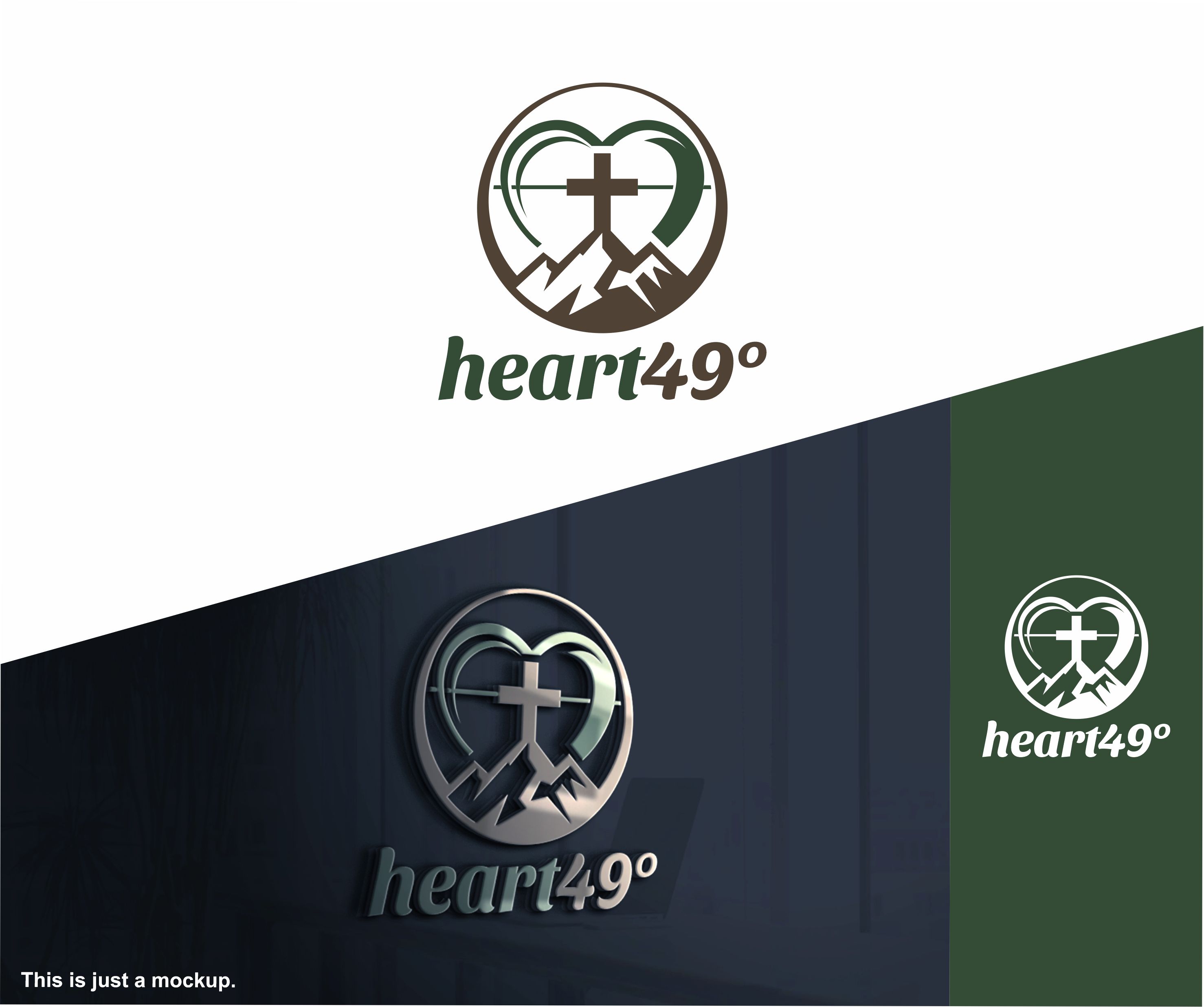 Logo Design by alkaline for heart49° | Design #37756316