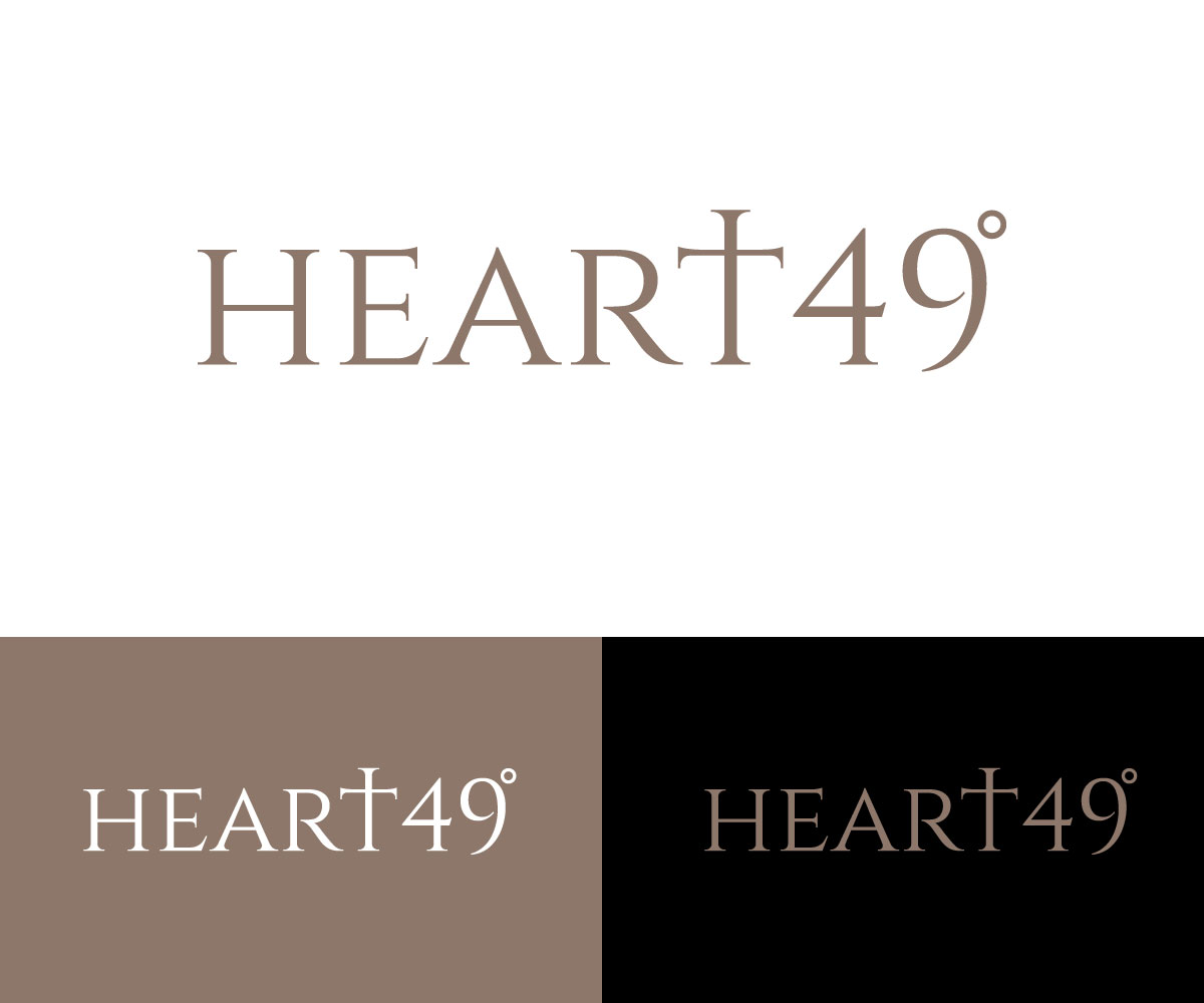 Logo Design by Kavth for heart49° | Design #37764135