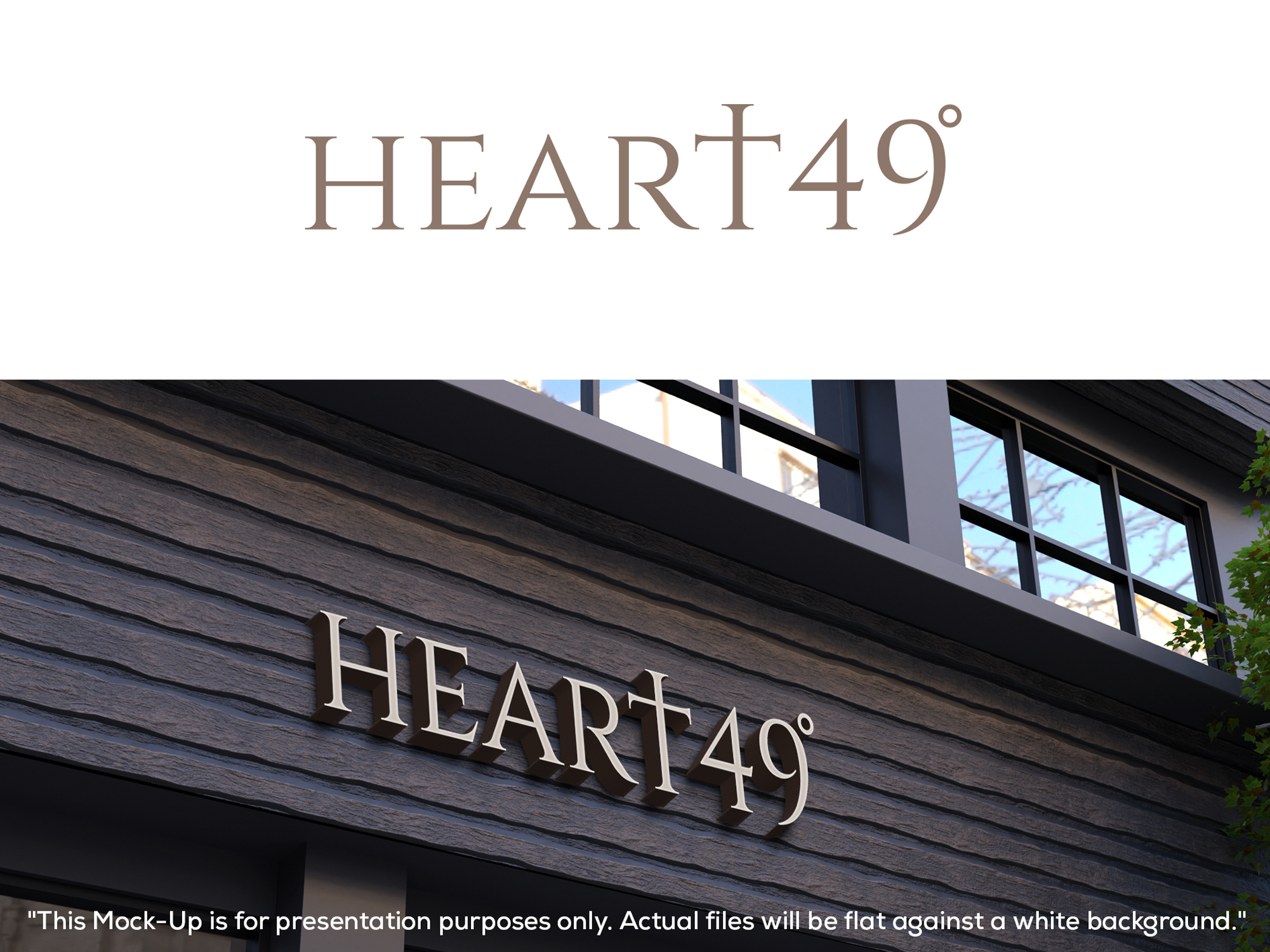 Logo Design by Kavth for heart49° | Design #37764146