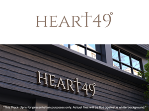 Logo Design by Kavth for heart49° | Design: #37764146
