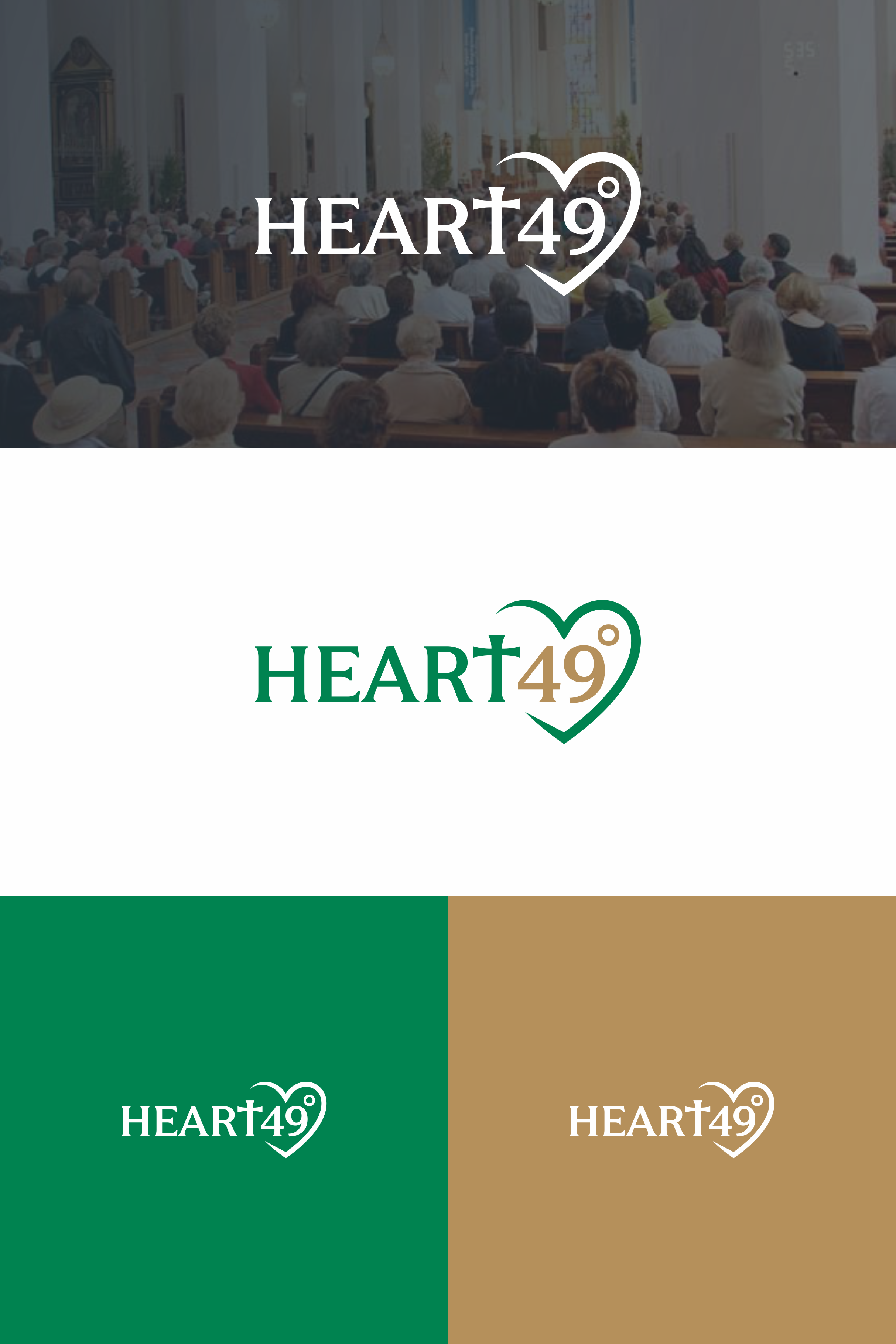 Logo Design by ndra for heart49° | Design #37756601